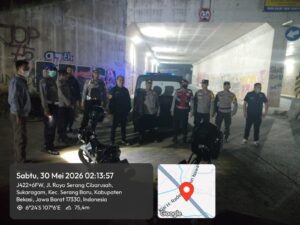 “Patroli Biru” Tawuran & Balapan Liar Jadi Target Polsek Serang Baru.