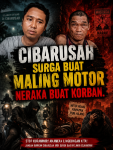 Cibarusah Surga Buat Maling Motor Neraka Buat Korban.