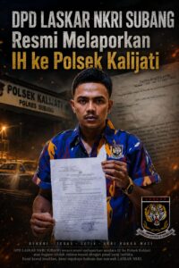DPD LASKAR NKRI SUBANG Resmi Melaporkan IH ke Polsek Kalijati