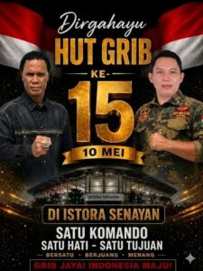 Megah dan Penuh Semangat, HUT GRIB Jaya ke-15 Sukses Digelar di Jakarta