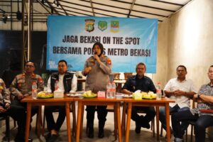 Jaga Bekasi On The Spot, Kapolres Metro Bekasi Perkuat Sinergi Bersama FKDM dan Potmas Cikarang Selatan