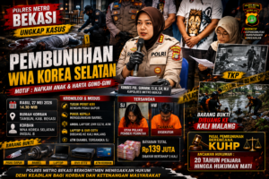 Perkara Harta, WNA Asal Korsel di Tambun, Bekasi Meregang Nyawa