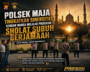 Polsek Maja Tingkatkan Sinergitas dengan Warga Melalui Program Sholat Subuh Berjamaah