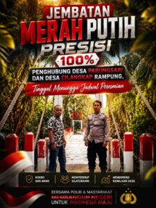 Jembatan Merah Putih Presisi 100% Penghubung Desa Parungsari dan Desa Cilangkap Rampung, Tinggal Menunggu Jadwal Peresmian
