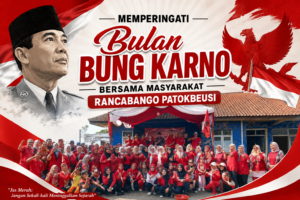 Memperingati Bulan bung Karno bersama masyarakat Rancabango patokbeusi