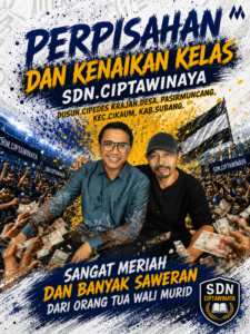 PERPISAHAN DAN KENAIKAN KELAS SDN CIPTAWINAYA BERLANGSUNG MERIAH, PENUH KEAKRABAN DAN DUKUNGAN ORANG TUA