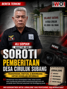 ALI SOPIAN PIMPINAN RAJAWALI SOROTI LANGKAH LASKAR NKRI: AUDIT DESA CIRULUK LANGKAH TEPAT JAGA AMANAH UANG RAKYAT