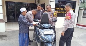 Diamankan Saat OKJ Di Serang Baru, Motor Curian Milik Ketua Yayasan Al-ikhlas Akhirnya Diserahkan