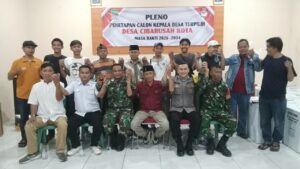 Hasil Pleno Pilkades Cibarusah Kota: Supardi No. 3 Menang Tipis 15 Suara
