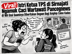 Viral! Istri Ketua TPS di Sirnajati Ngamuk Caci Wartawati Pancegnews di WA Usai Suaminya Diberitakan Dugaan Bagi Amplop Calon Kades
