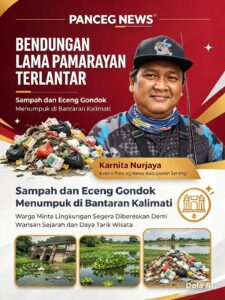 Bendungan Lama Pamarayan: Sampah & Eceng Gondok Menumpuk, Warga Minta Lingkungan Segera Dibereskan