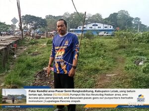 PASAR SEMI RANGKASBITUNG BELUM LAYAK BEROPRASI,OMSET PEDAGANG ANJLOK & TERJERAT RENTENIR
